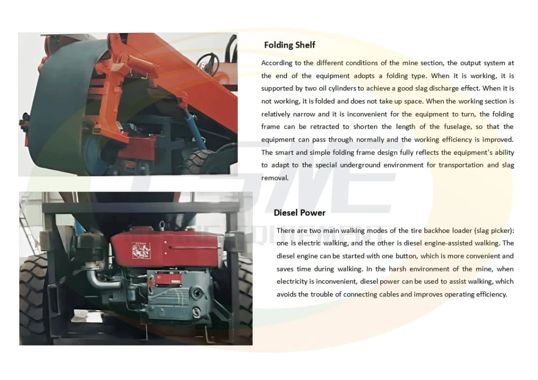 Coal Wheel Mucking Loader Rock Loading Machine with Lower Prices