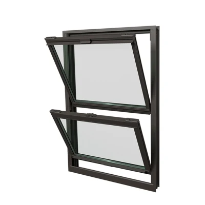Serratura con maniglia in legno rivestita in acciaio standard CE As2047 Altro Prezzo economico Doppia finestra con telaio in lega di alluminio in vendita
