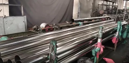 Fornitura di tubi dell'aria in metallo di alta qualità, tubo tondo/tubo in acciaio inossidabile 304