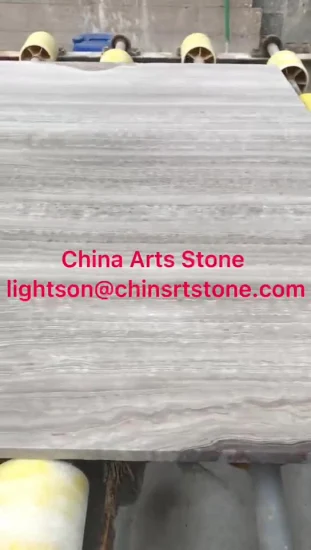 Lastra di marmo bianco in legno di alta qualità per pavimenti, controsoffitti o altro