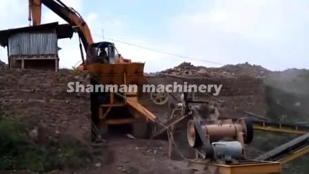 Piccolo frantoio a terra mobile economico dello Shandong Cina, attrezzatura mineraria di cottura professionale